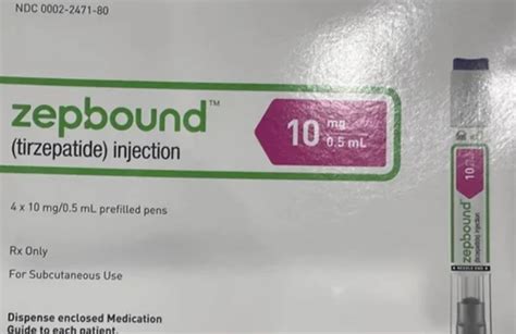 Eli Lilly Zepbound Tirzepatide Injection 10 Mg At Rs 40000 Box Sect