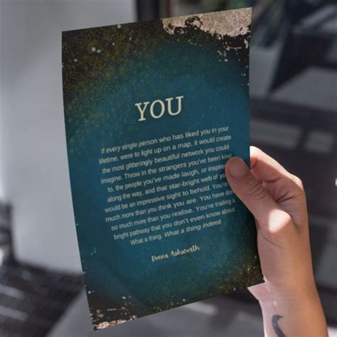 You Donna Ashworth Poem Greeting Card Donna Ashworth