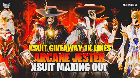 New X Suit Arcane Jester X Suit Joker X Suit Pubgm X Suit Give