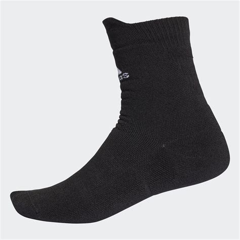 Adidas Alphaskin Maximum Cushioning Crew Socks 1 Pair Black