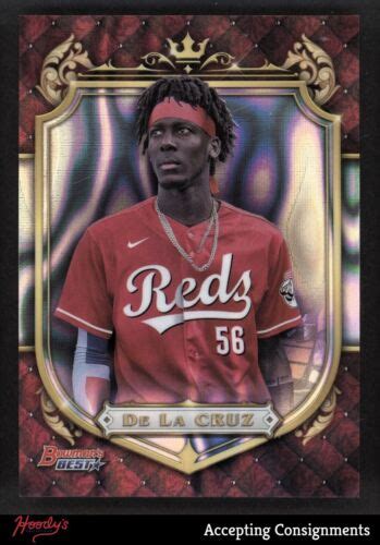 2022 Bowman S Best Prospective Royalty Lava Refractor Elly De La Cruz