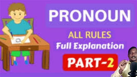 Pronoun Parts Of Speech Pronoun English Grammar Definition Example