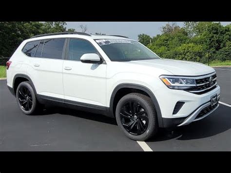 Vw Atlas T Se W Technology Motion In Pure White With Black