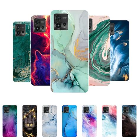 Para Funda Motorola G72 Carcasa De Silicona Suave Cubierta Trasera De