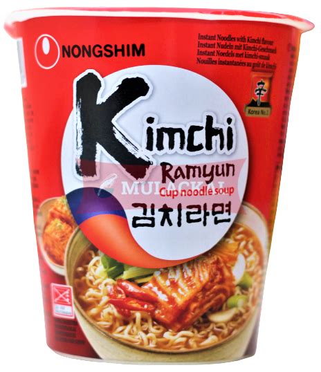 Mulackal Nong Shim Kimchi Cup Noodles 12x75g