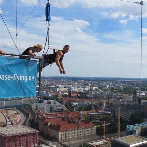 adventurous guests base jumping   parkinn berlin