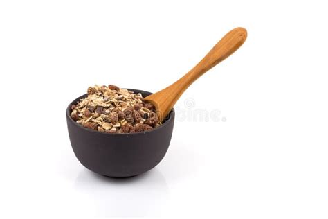 Cereales Sanos Del Muesli Del Granola De La Avena Imagen De Archivo