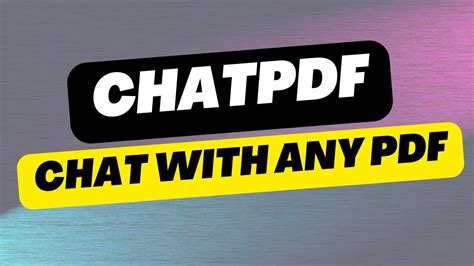 Chatpdf Mindblowing Ai Tool To Chat With Any Pdf Powered By