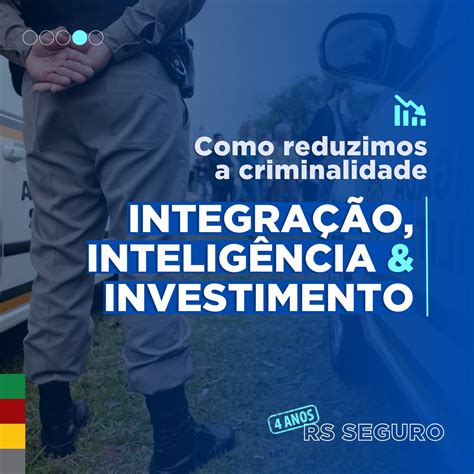 Governo Do Rio Grande Do Sul On Twitter A Redu O Da Criminalidade