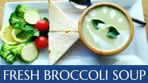 Cream Of Broccoli Soup Zucchine With Broccoli Soup Recipe Souprecipe Broccolisoup Healthy