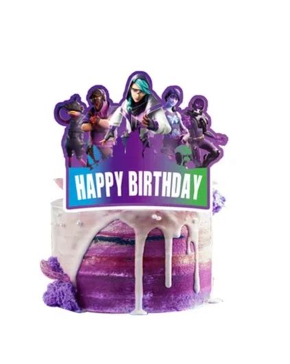 ZESTAW NA URODZINY HAPPY BIRTHDAY TOPPER FORTNITE 14237298655 Allegro Pl