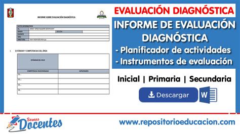 Evaluaci N Diagn Stica Informe De Evaluaci N Diagn Stica E