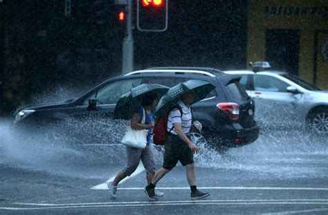 Sydney Rain Flash Flooding Train And Bus Chaos