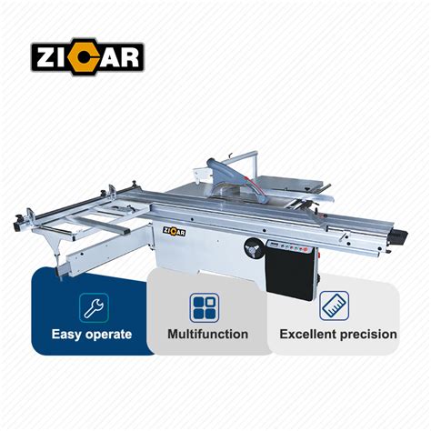 ZICAR Precision Wood Cutting Woodworking 45 Degree Sliding Table