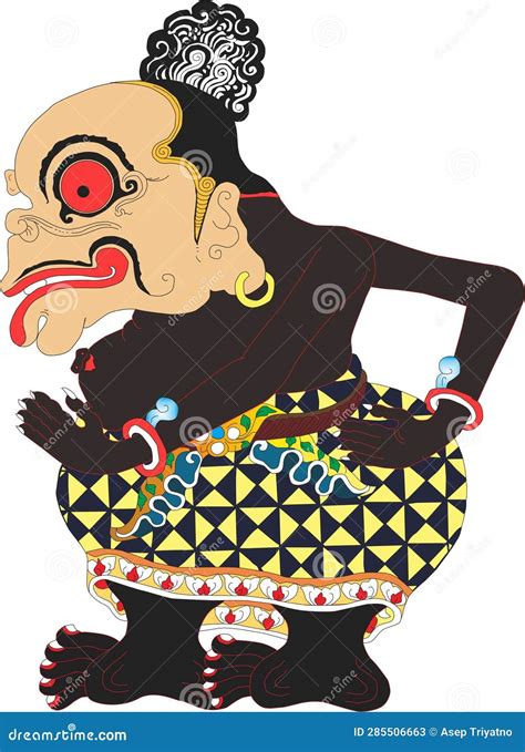 wayang bagong stock illustration illustration  culture