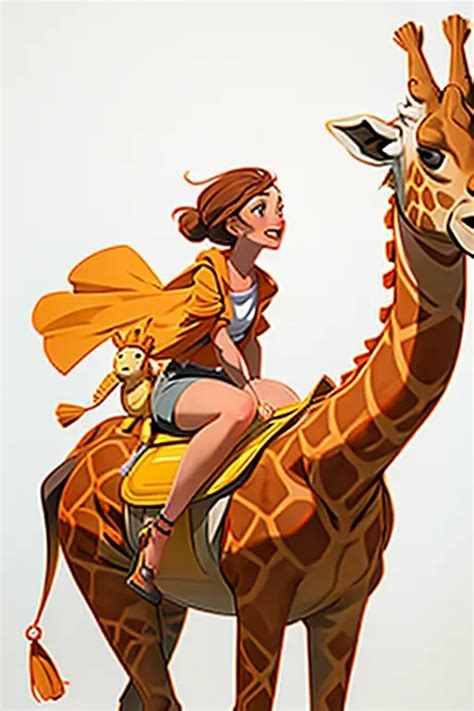 Dopamine Girl Girl Riding A Giraffe Girl Is Naked Accurate