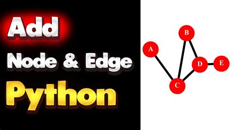 How To Add Nodes And Edges To A Graph In Python Networkx Tutorial