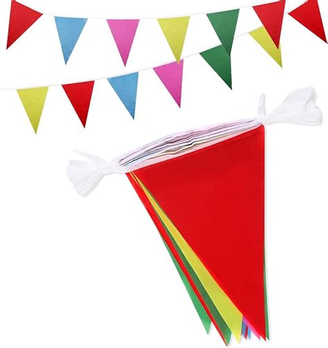 Bunting Banner M Multicolor Nylon Pennant Banners For Indoor Outdoor