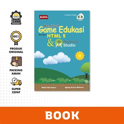 Jual Buku Membuat Game Edukasi Dengan HTML5 Dan Android Studio Shopee