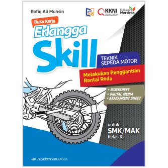 Jual Buku Skill Teknik Sepeda Motor Penggantian Rantai Roda SMK MAK