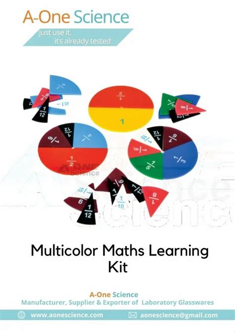 A One Science Multicolor Maths Learning Kit At Rs 2000piece