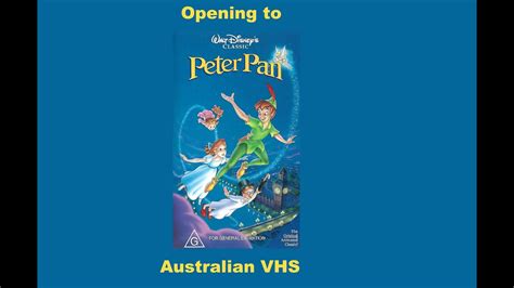 Opening To Peter Pan Australian VHS YouTube