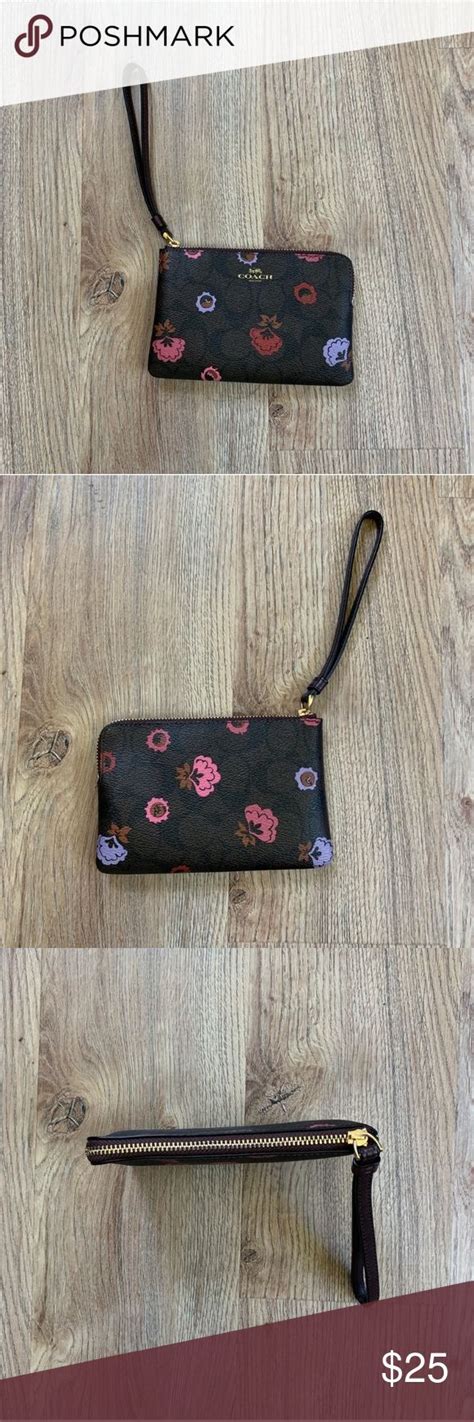 Floral Coach Wristlet | Coach wristlet, Wristlet, Coach floral