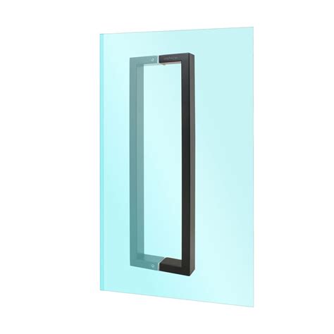 Jaladera Para Puertas De Cristal Negro Mate 5750 LYON Ashico