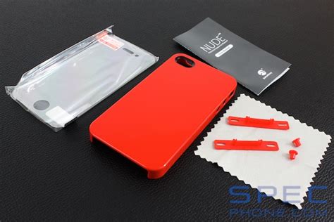รวว Switcheasy Nude ฮารดเคส iPhone 4 ดไซนบางๆ ราคาเบาๆ SpecPhone