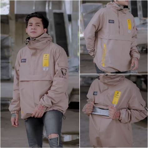 Jual Geser Cagoule Handlist Plat Salvio Hexia Jaket Parasut Kagoule