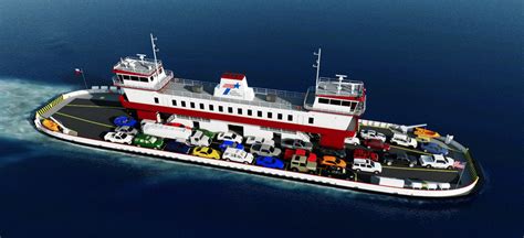 Gulf Island constructing passenger/vehicle ferry for Texas | WorkBoat ...