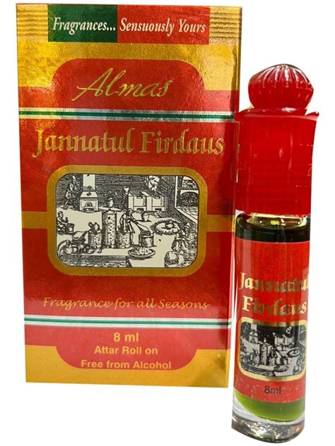 Sandalwood Red Al Mas Jannatul Firdaus Attar Roll On Packaging Type