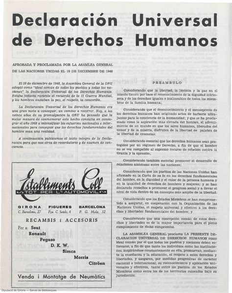 Carta De Derechos Humanos Onu