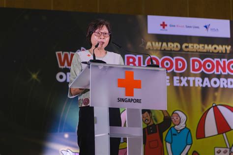 Singapore Red Cross And Health Sciences Authority Honour Blood Donors