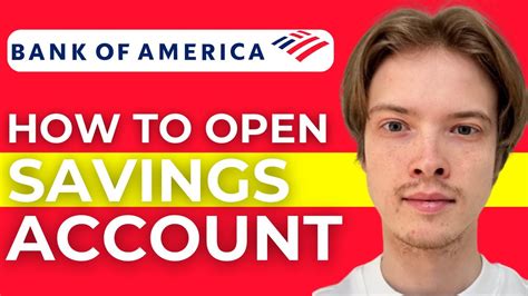 How To Open Bank Of America Savings Account 2024 Youtube