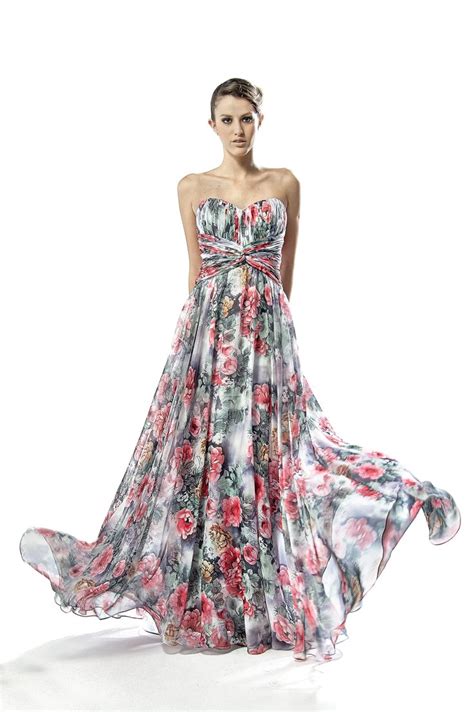 Vestido De Gasa Flora En Su Plenitud Strapless Dress Formal