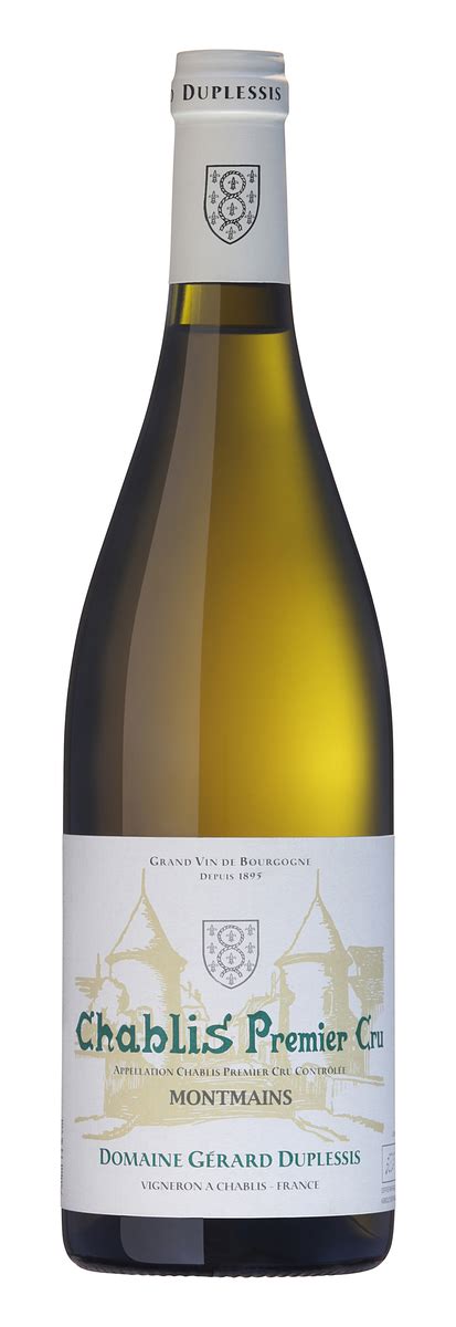 Gérard Duplessis Chablis 1er Cru Montmains 2020 Vinmonopolet