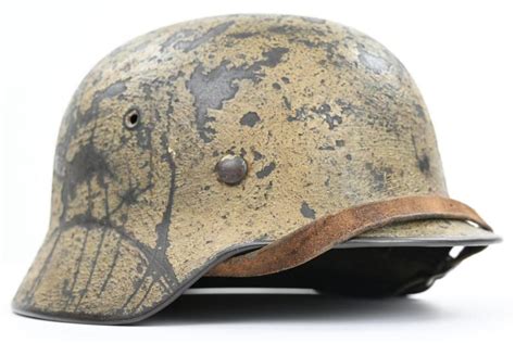 Worldwarcollectibles German Wh M40 Tropical Camo Helmet