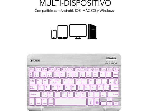 Teclado SUBBLIM Smart Bluetooth Silver Español Worten es