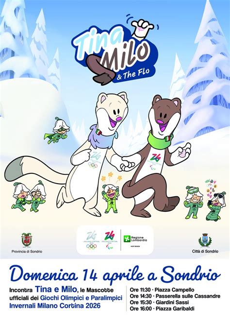 Mascotte Milano Cortina A Sondrio Valtellina