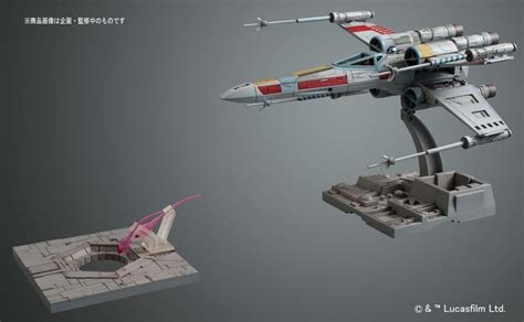 Bandai X Star Wars X Wing Starfighter Official Big Size Images