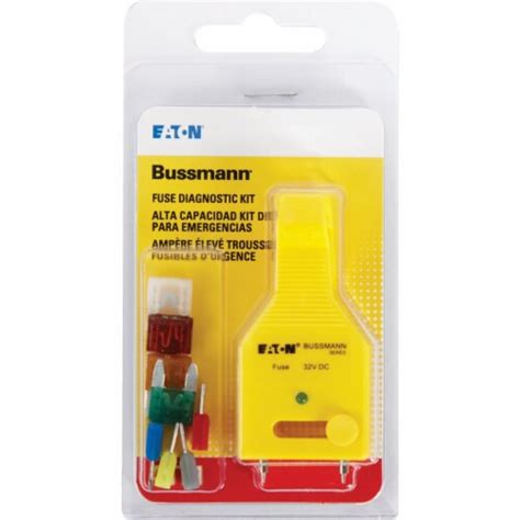 Bussmann Atm Fuse Assortment With Diagnostic Tester Puller Dia