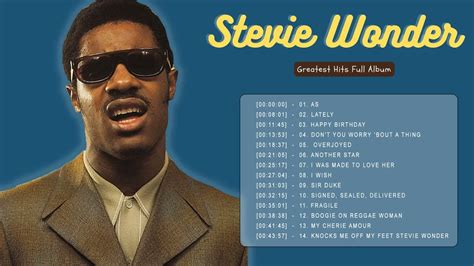 Stevie Wonder Greatest Hits Full Album Best Songs Of Stevie Wonder