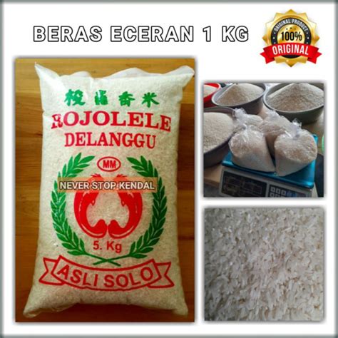 Jual Beras Rojolele Delanggu Kg Shopee Indonesia