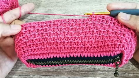 Super Easy Crochet Purse Bag With Zipper Step By Step YouTube