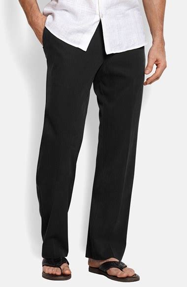 Lyst Tommy Bahama New St Thomas Flat Front Silk And Cotton Pants In