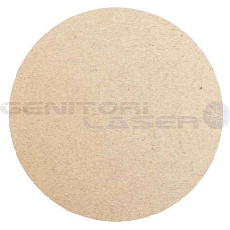 Kit 10 Sousplat Liso 30 Cm Mdf Cru 3mm Supla Disco Mdf Submarino