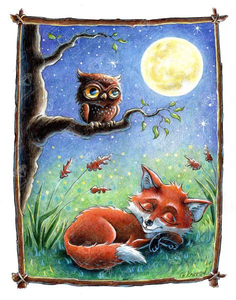 Sleeping Fox – Diamond Art Club