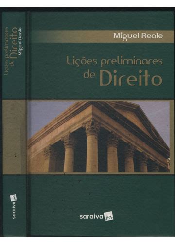 Sebo Do Messias Livro Li Es Preliminares De Direito