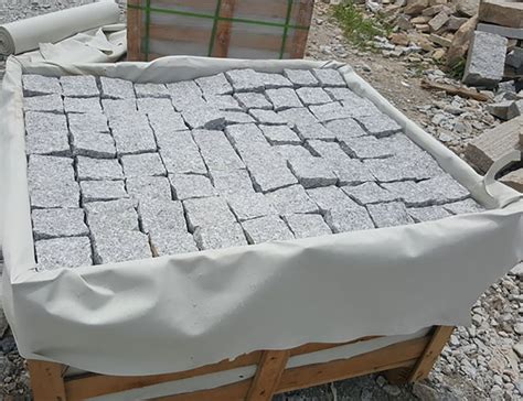 Cube Stone Landscaping Stones G603 Grey Granite Cube Stone